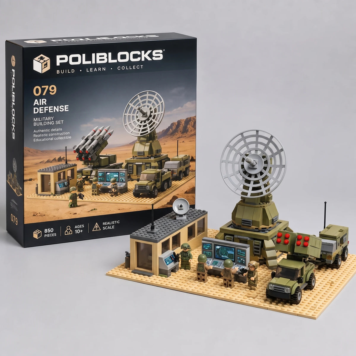 Military History — Collector Box collector box and built set
