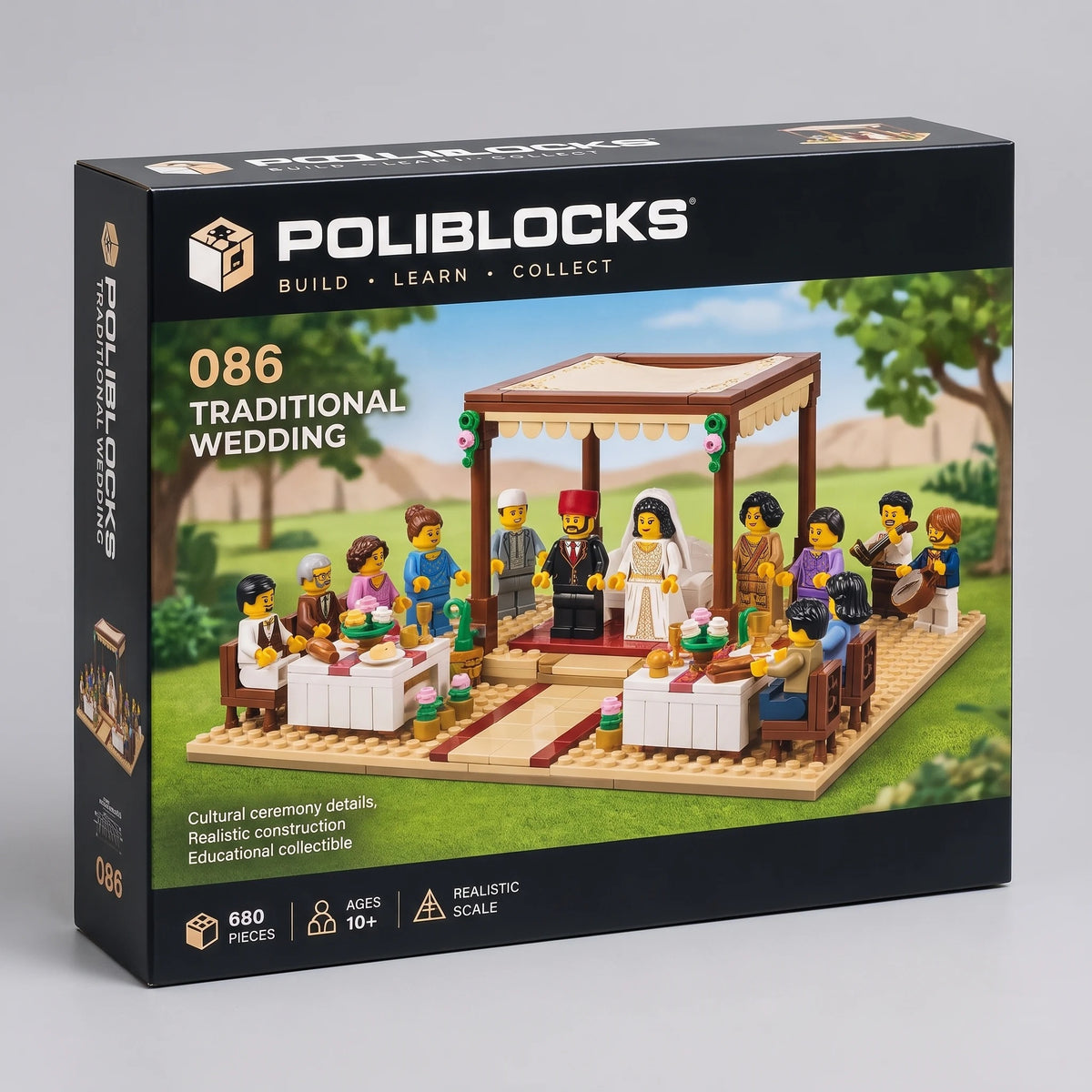 Jewish Wedding collector box and built set